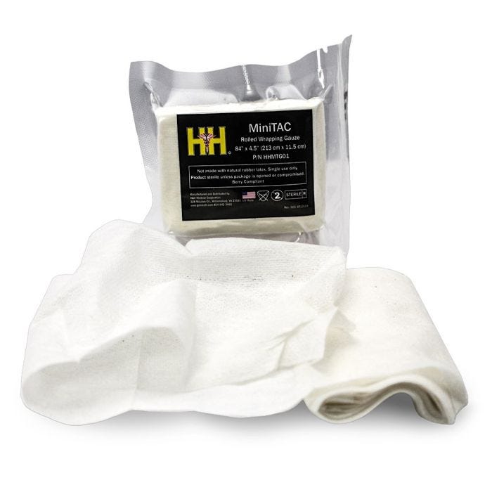 H&H MiniTAC- Compact Wound Wrapping Gauze, Sterile, 4.5 x 84" H&H MiniTAC- Compact Wound Wrapping Gauze, Sterile, 4.5 x 84"