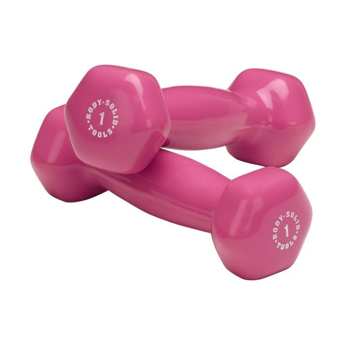 Body-Solid Vinyl Dumbbell 1lb ea.
Body-Solid Vinyl Dumbbell 1lb ea.