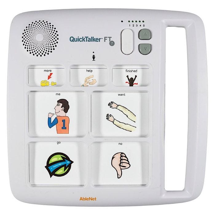 Ablenet QuickTalker FeatherTouch 7 Ablenet QuickTalker FeatherTouch 7