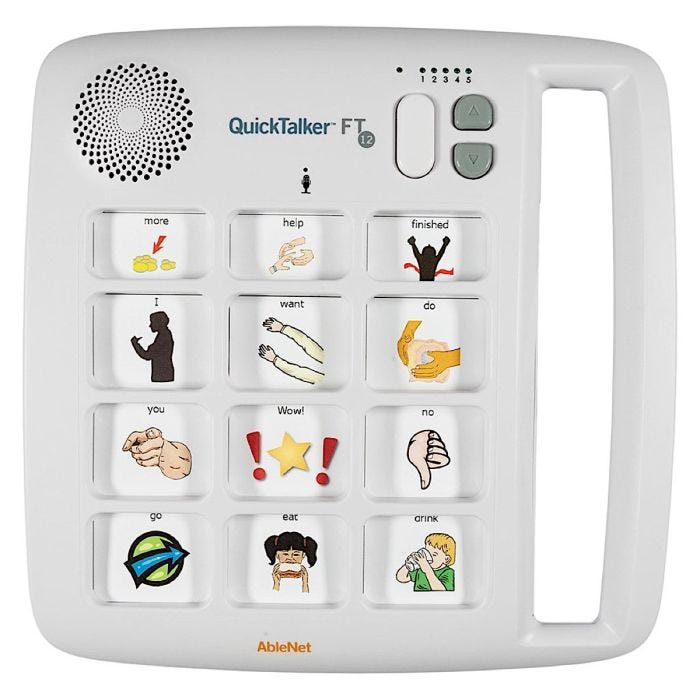 Ablenet QuickTalker FeatherTouch 12 Ablenet QuickTalker FeatherTouch 12