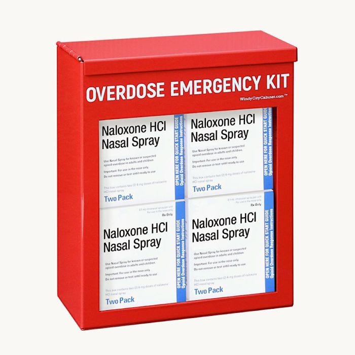Overdose Emergency Cabinet, Locking
Overdose Emergency Cabinet, Locking