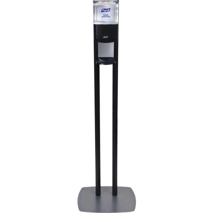 the es6 hand sanitizer dispenser floor stand in black the es6 hand sanitizer dispenser floor stand in black