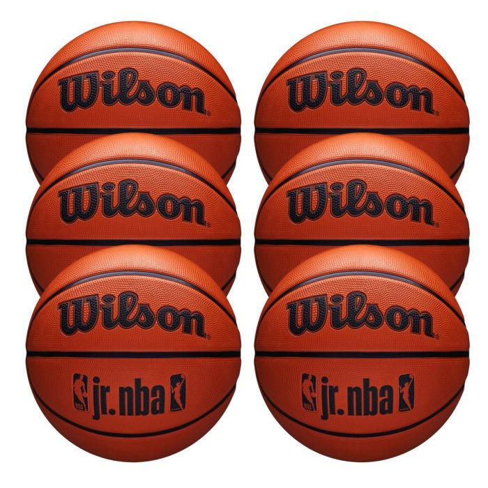 Wilson Jr. NBA DRV Outdoor Basketball Official, pk/6