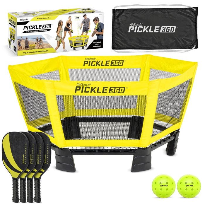 Front view of GoSports Pickle 360 Game Set Front view of GoSports Pickle 360 Game Set
