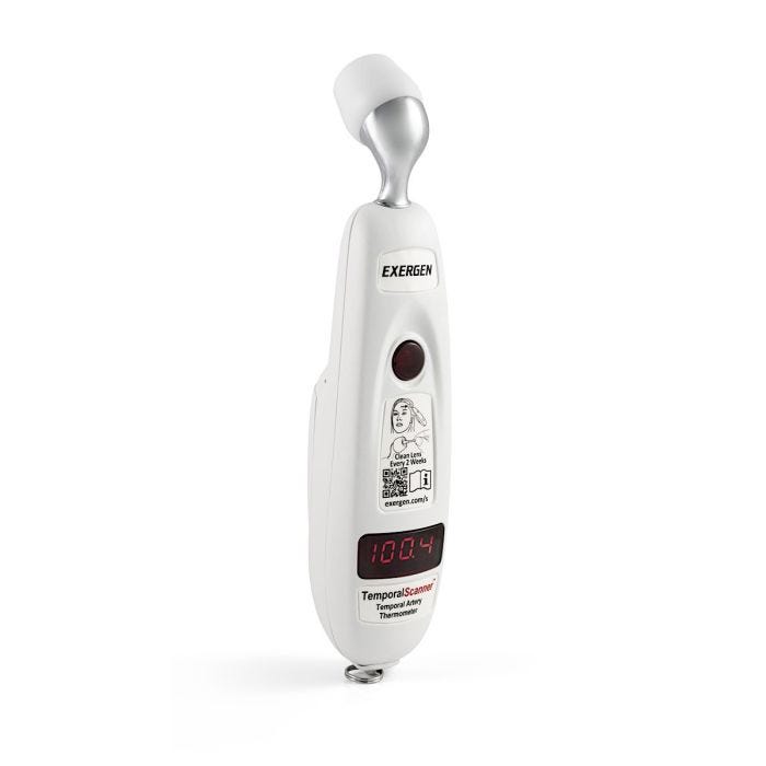 Front view of EXERGEN® Temporal Scanner® TAT-5000S Thermometer Front view of EXERGEN® Temporal Scanner® TAT-5000S Thermometer