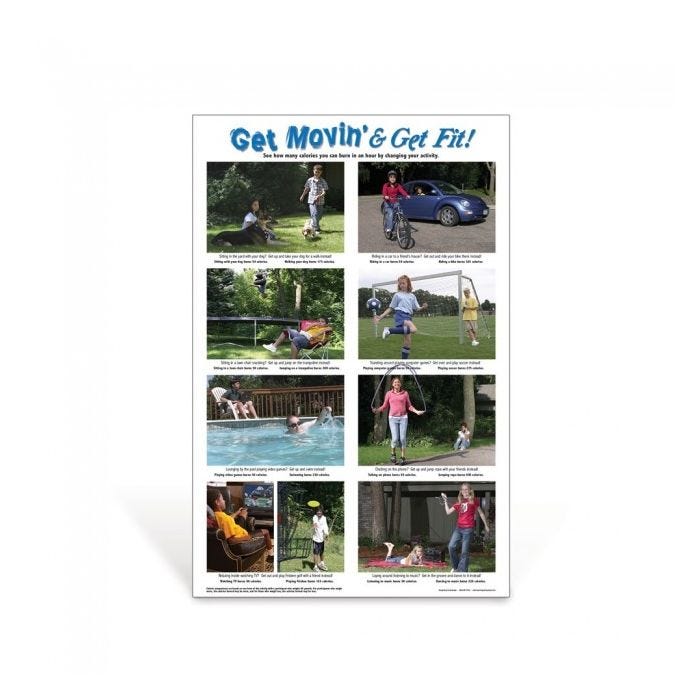 Get Moving Elementary Poster Get Moving Elementary Poster