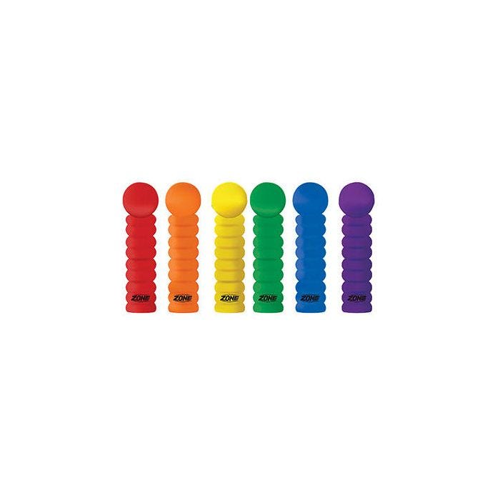 Front view of The Zone™ Weighted Knock Down Targets (Red, Orange, Yellow, Green, Blue, Purple) Front view of The Zone™ Weighted Knock Down Targets (Red, Orange, Yellow, Green, Blue, Purple)