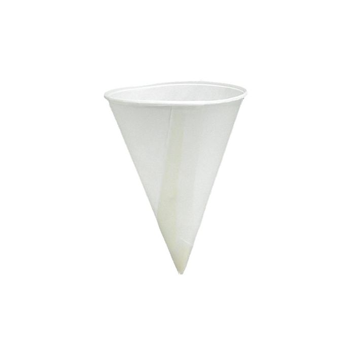 Front view of 4-1/2 oz. Paper Cone Cup with 5000 cups per case Front view of 4-1/2 oz. Paper Cone Cup with 5000 cups per case