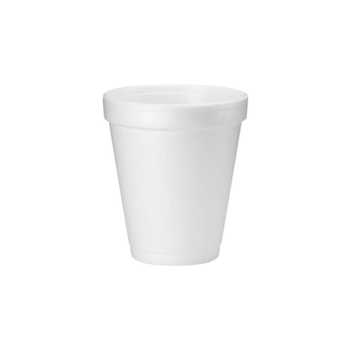 Front view of 8 oz. Styrofoam Cup with 25 cups per tube Front view of 8 oz. Styrofoam Cup with 25 cups per tube