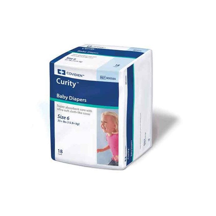 Curity Ultra Fits Baby Diapers in Bags