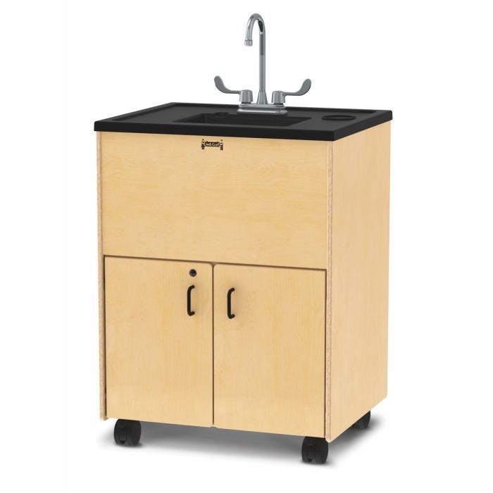 Portable Sink Handwashing Station, Birch, Adult 38"H Counter