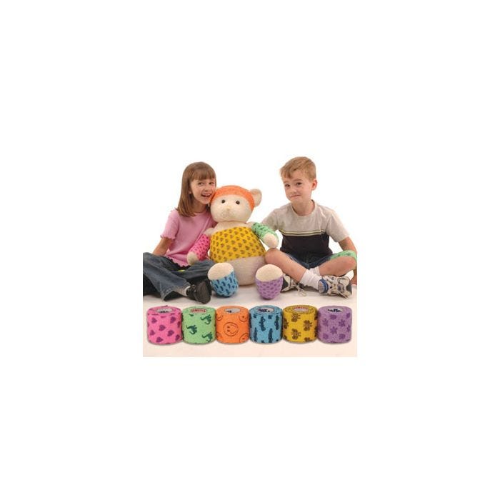 Front view of Kids Pack Latex-Free Bandages Front view of Kids Pack Latex-Free Bandages
