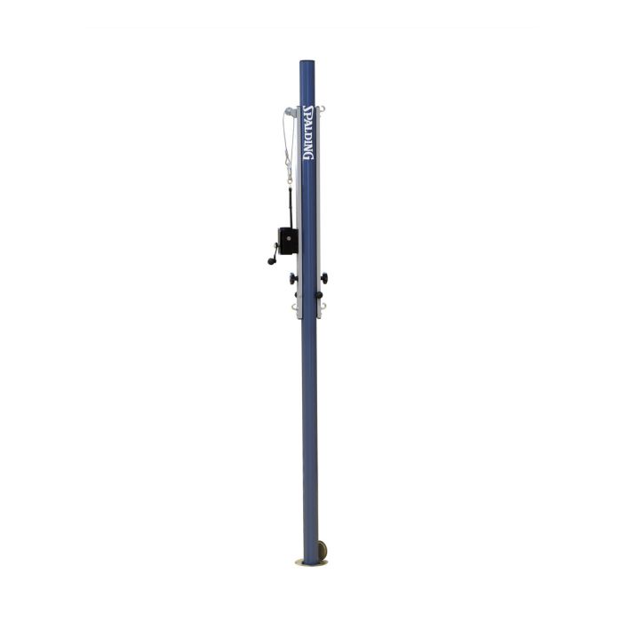 A navy blue Spalding Slide Multi-Court Volleyball Upright