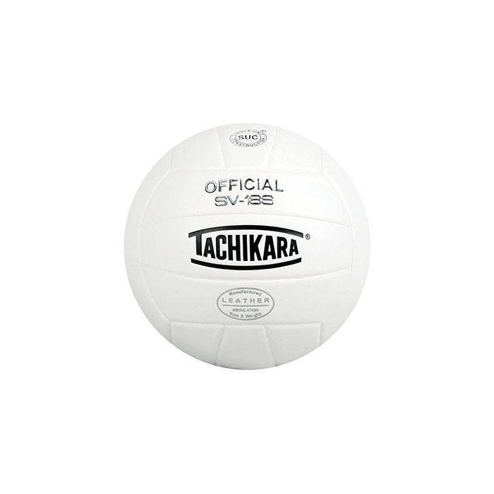 Front view of White Tachikara SV-18S Ball Front view of White Tachikara SV-18S Ball