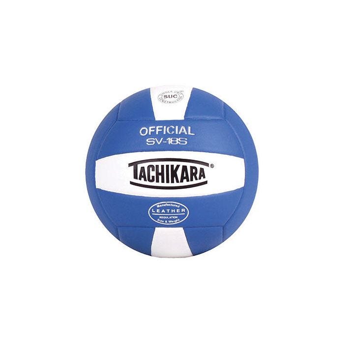 Front view of Blue Tachikara SV-18S Ball Front view of Blue Tachikara SV-18S Ball