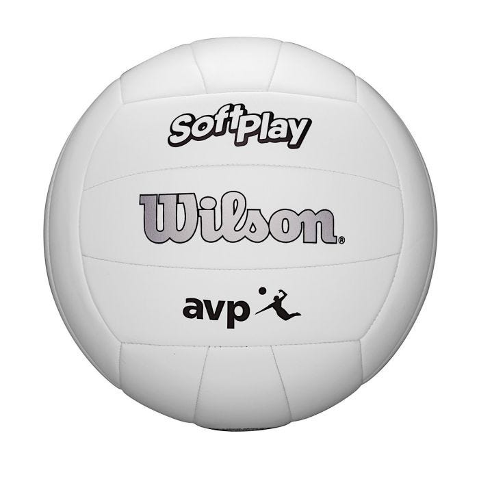 Wilson AVP Soft Play Volleyball White, single
Wilson AVP Soft Play Volleyball White, single
