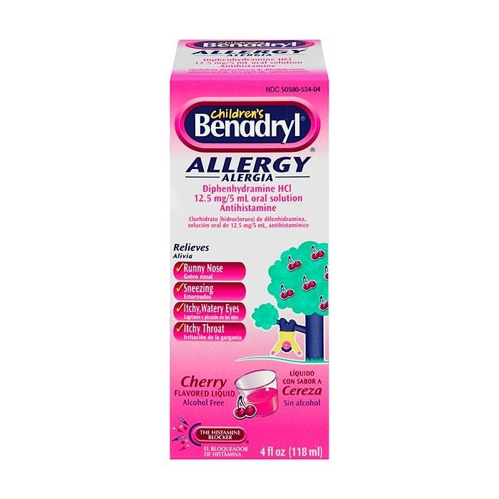 Children's Benadryl - Allergy Liquid Medication