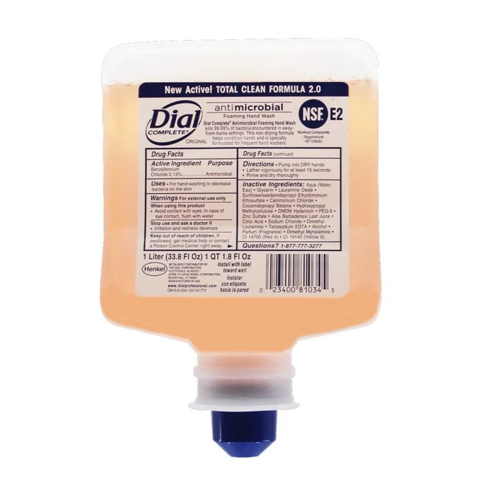 Dial Complete Foaming Soap, 1 Liter refill for Dispenser