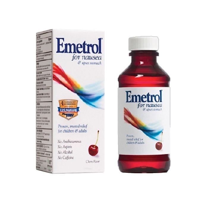 Emetrol Nausea Relief, Cherry 4 oz. Emetrol Nausea Relief, Cherry 4 oz.