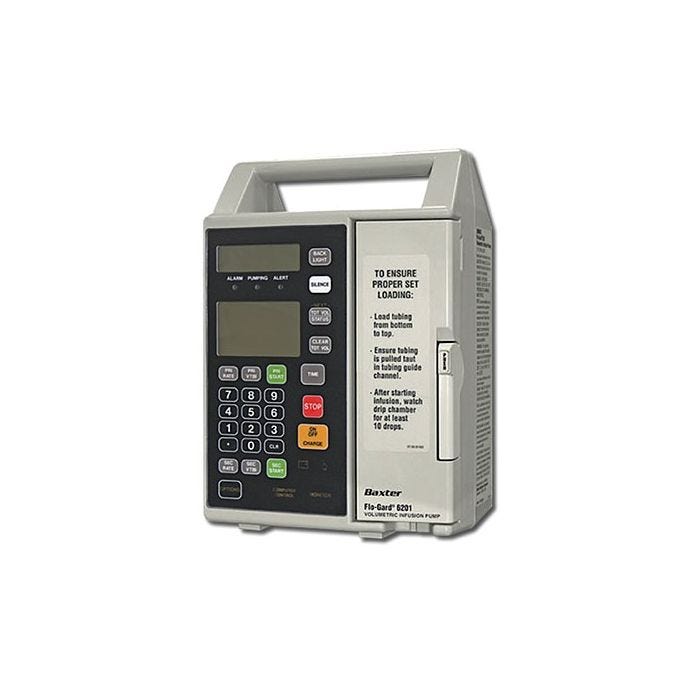 The Baxter Flo-Gard 6201 Volumetric Infusion Pump The Baxter Flo-Gard 6201 Volumetric Infusion Pump