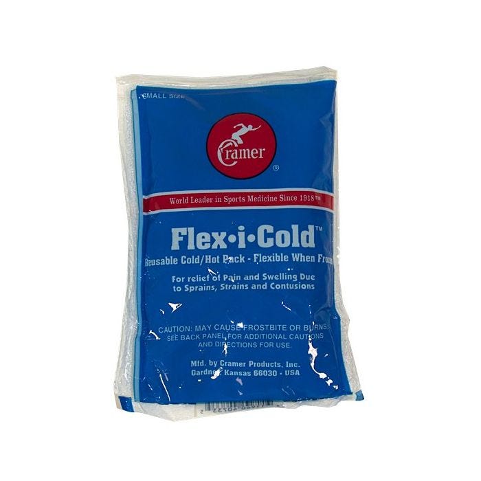 Front view of 6" x 9" Cramer Flex-i-Cold Reusable Cold Pack with 12 per box Front view of 6" x 9" Cramer Flex-i-Cold Reusable Cold Pack with 12 per box