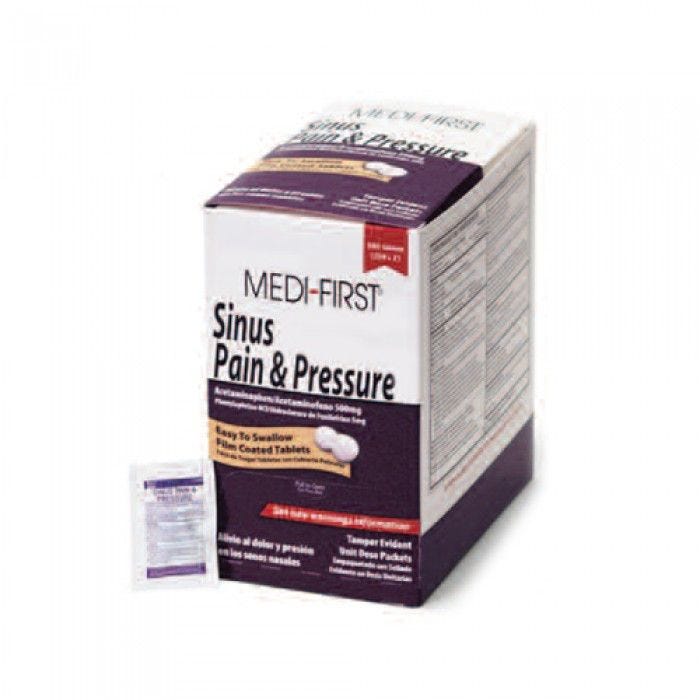 MEDI-FIRST Sinus Pain & Pressure, Easy to Swallow, Film Coated Tablets MEDI-FIRST Sinus Pain & Pressure, Easy to Swallow, Film Coated Tablets