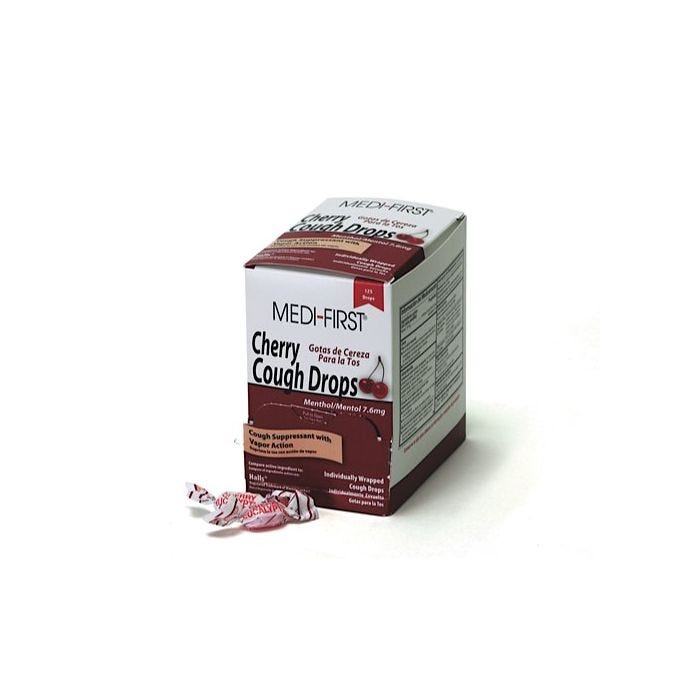 Medi-First Cherry Cough Drops - 125 Count
