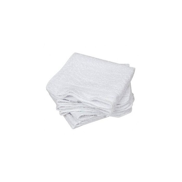 a dozen of white cotton terry washcloths a dozen of white cotton terry washcloths