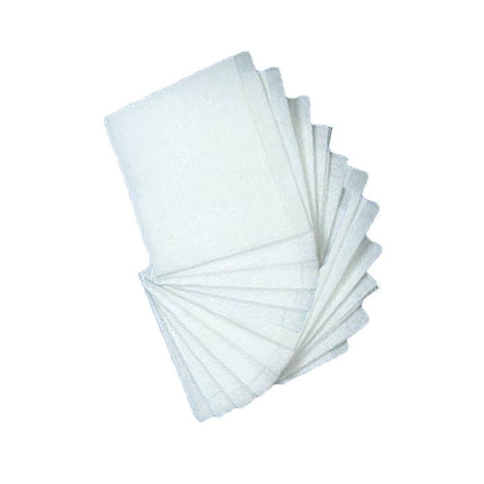 Front view of case of 500 Disposable Latex-Free Washcloths Front view of case of 500 Disposable Latex-Free Washcloths