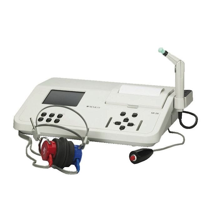  Maico MI 26 Tympanometer with Built-in Pure Tone Audiometer