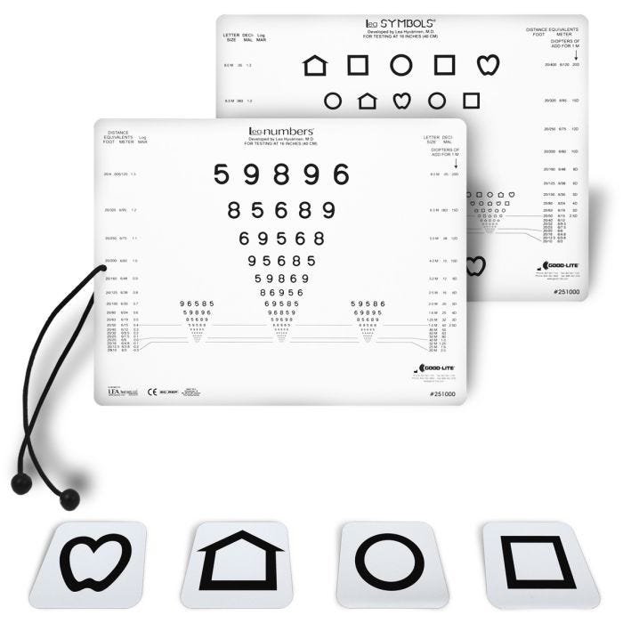 LEA SYMBOLS® and LEA NUMBERS® Near Vision Card Set LEA SYMBOLS® and LEA NUMBERS® Near Vision Card Set