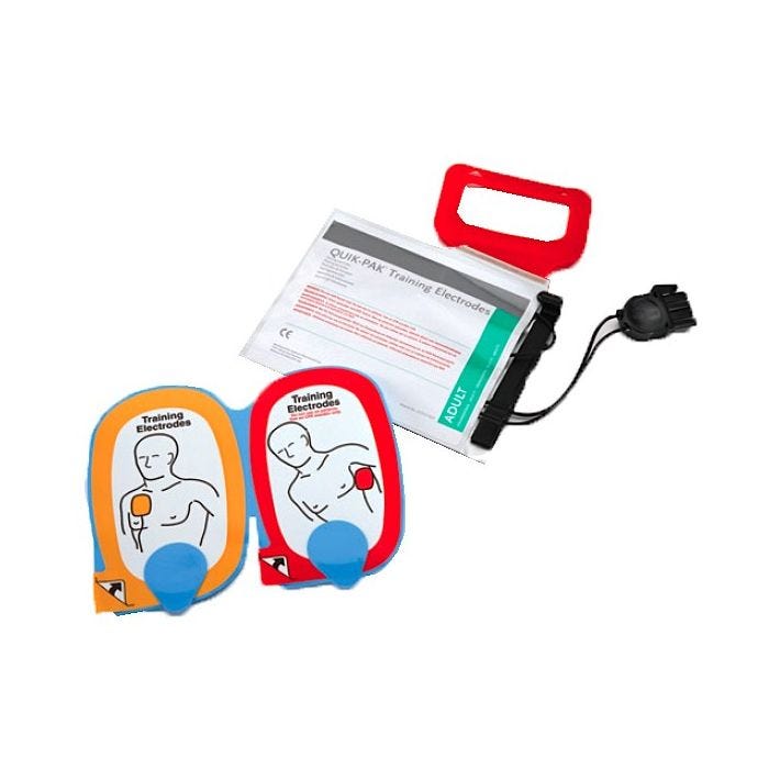 Adult Starter Kit for LIFEPAK CR Plus Trainer with 5 Pairs Electrodes, Cable Assembly and Pouch Adult Starter Kit for LIFEPAK CR Plus Trainer with 5 Pairs Electrodes, Cable Assembly and Pouch