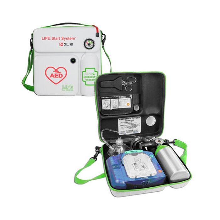 Life Portable Case with Emergency Oxgen Unit and AED, emergency oxygen, emergency oxygen kit Life Portable Case with Emergency Oxgen Unit and AED, emergency oxygen, emergency oxygen kit