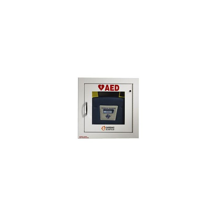 AED Wall Cabinet: Semi-Recessed AED Wall Cabinet: Semi-Recessed
