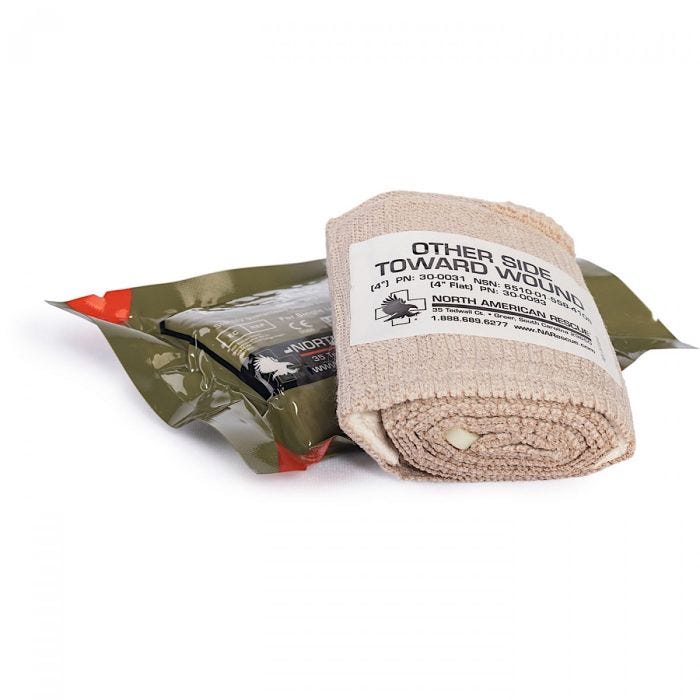 North American Rescue Flat Emergency Trauma Dressing (ETD), 6" North American Rescue Flat Emergency Trauma Dressing (ETD), 6"