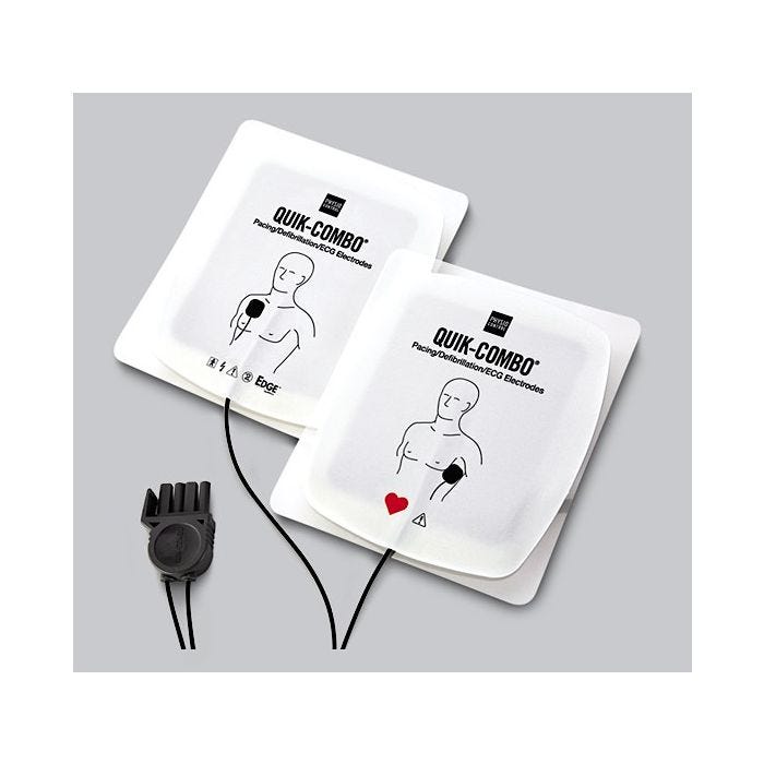 Physio-Control Adult Electrode Pads with QUIK-COMBO (Leads-In) Physio-Control Adult Electrode Pads with QUIK-COMBO (Leads-In)