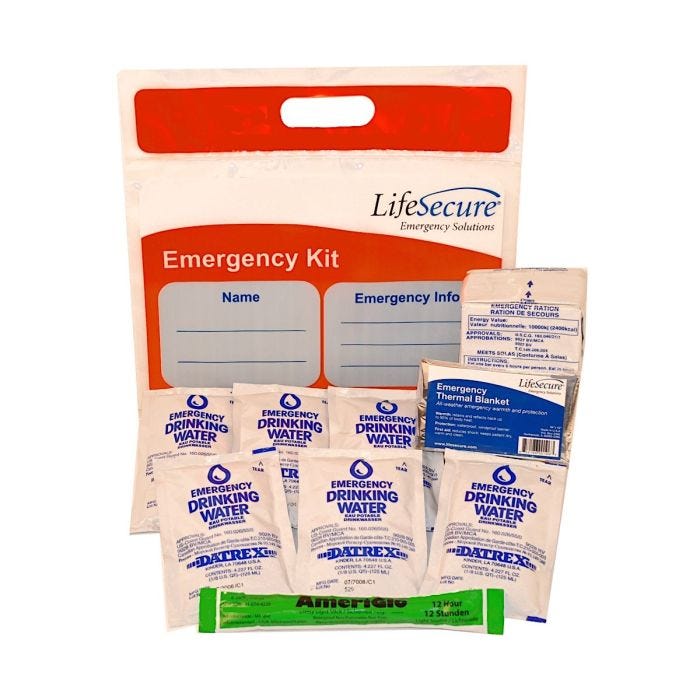 LifeSecure 3 Day Basic Emergency Survival Kit, 3 day emergency kit LifeSecure 3 Day Basic Emergency Survival Kit, 3 day emergency kit