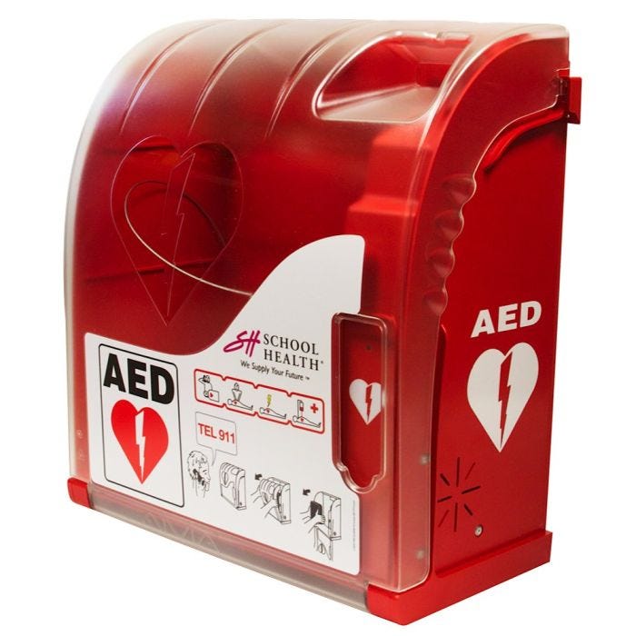 School Health Brand Indoor AED Cabinet School Health Brand Indoor AED Cabinet