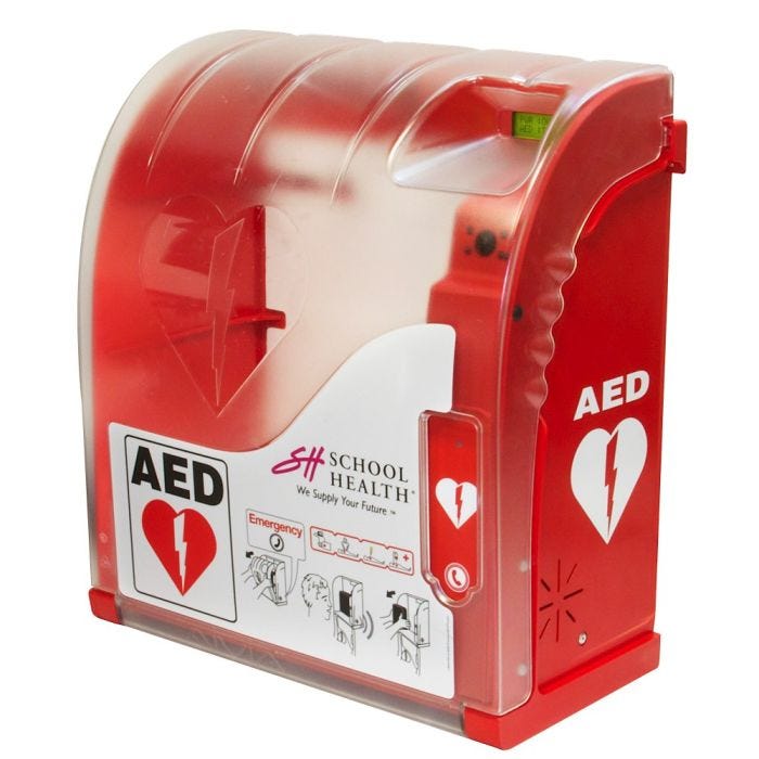 School Health Brand Smart Monitoring Outdoor AED Cabinet School Health Brand Smart Monitoring Outdoor AED Cabinet