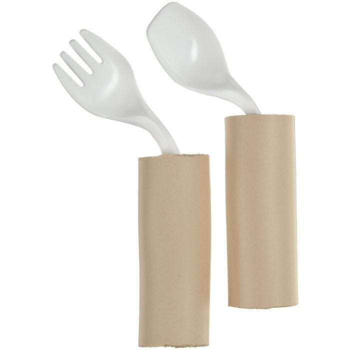 Pediatric Easy Grip Cutlery SetPediatric Easy Grip Fork and Spoon Pediatric Easy Grip Cutlery SetPediatric Easy Grip Fork and Spoon
