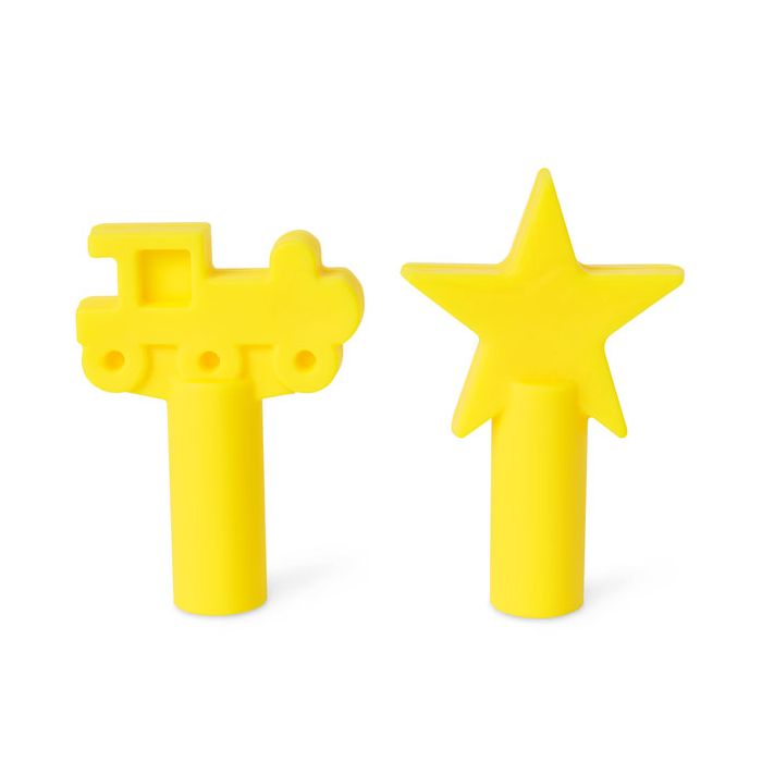 Front view of Chew Stixx Pencil Toppers Front view of Chew Stixx Pencil Toppers