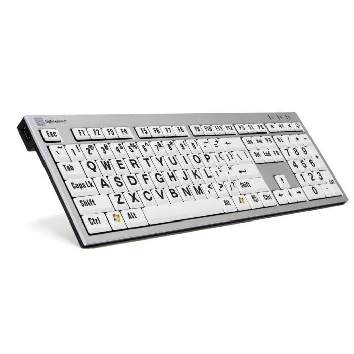PC Large Print Slim Line Keyboard PC Large Print Slim Line Keyboard