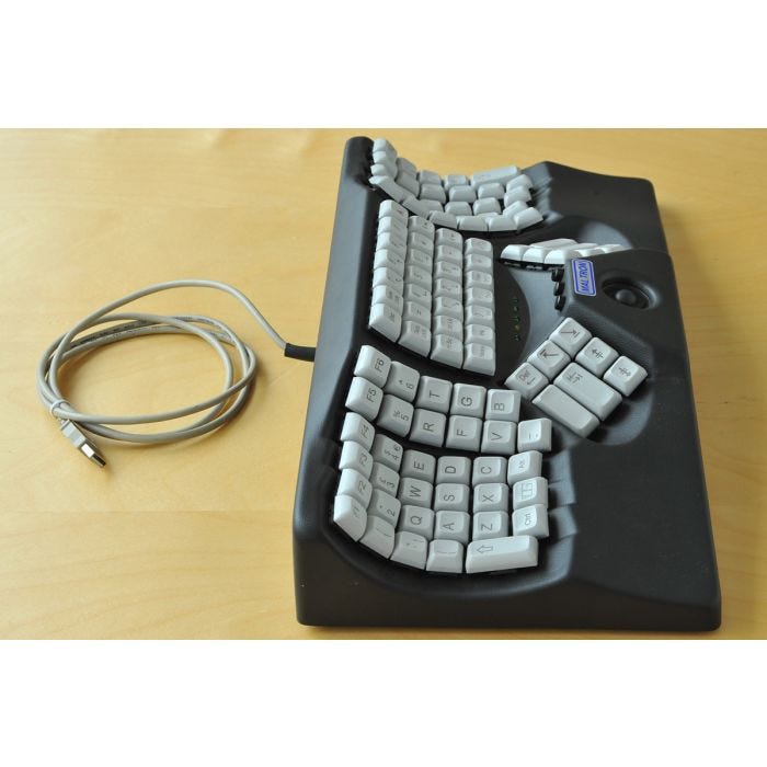 Maltron Dual Hand 3D Ergonomic Keyboard with Built-In Trackball