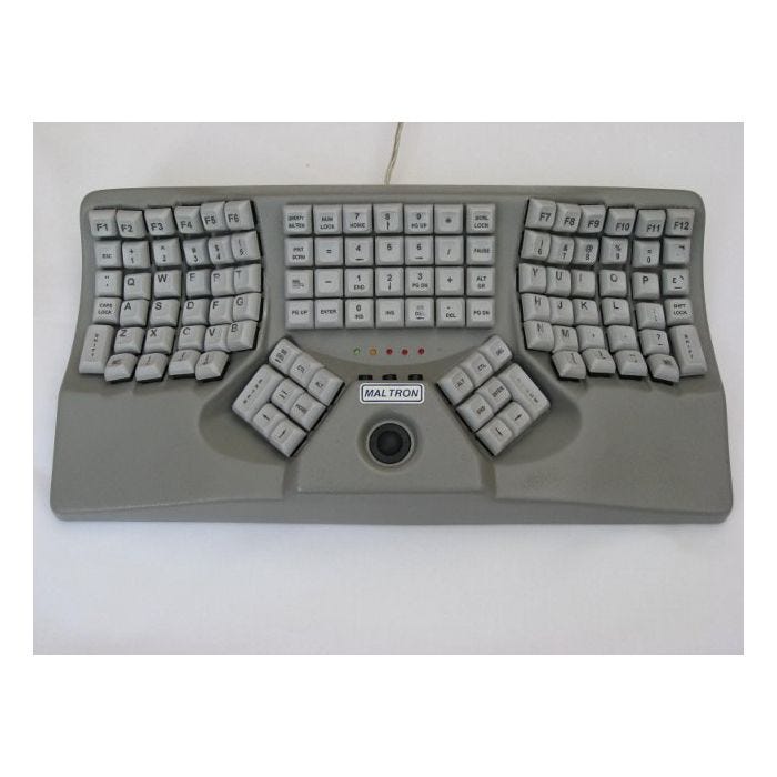 Maltron Dual Hand 3D Ergonomic Keyboard with Built-In Trackball