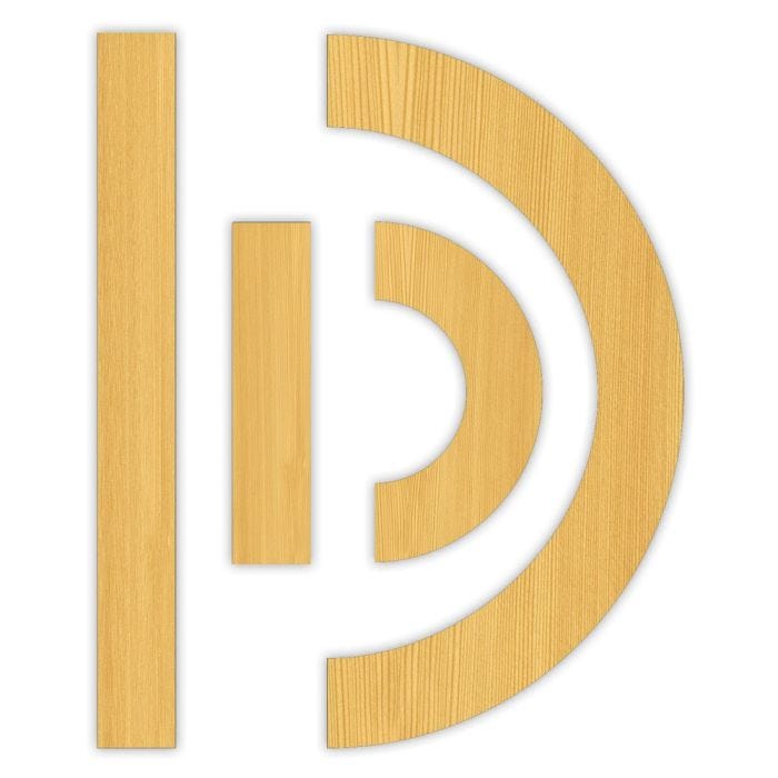 Capital Letters Wood Pieces Set