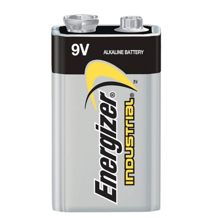 Energizer Industrial Alkaline 9 Volt Battery Energizer Industrial Alkaline 9 Volt Battery