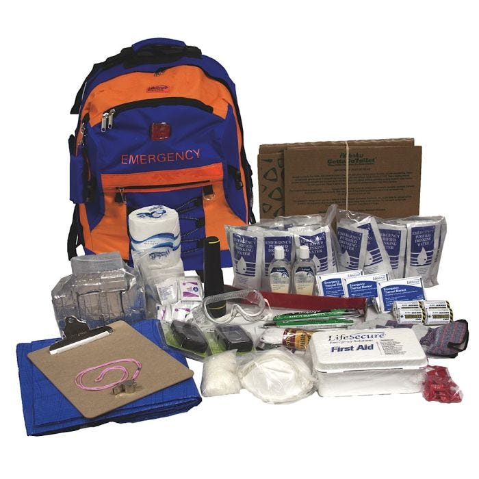 30-Person Easy-Roll Evacuation & Shelter-In-Place Survival Kit 30-Person Easy-Roll Evacuation & Shelter-In-Place Survival Kit