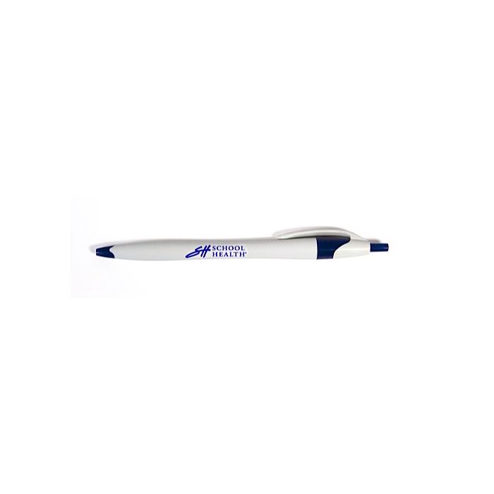Side view of School Health Giveaway Pen Side view of School Health Giveaway Pen
