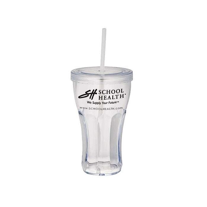 Front view of School Health Acrylic Tumbler Front view of School Health Acrylic Tumbler