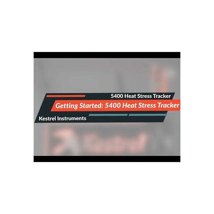 Kestrel 5400 Heat Stress Tracker